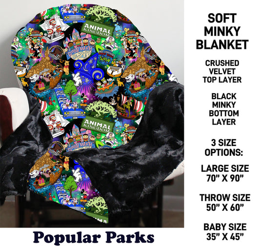 MN8K - Popular Parks Minky Blanket - Preorder Due 10/18 ETA: Early Dec