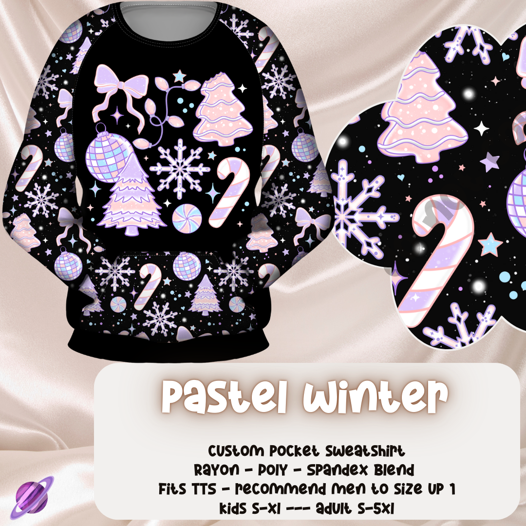 PASTEL WINTER  - POCKET SWEATSHIRT - POCKET SWEATERS & BOTTOMS PREORDER CLOSING 11/17