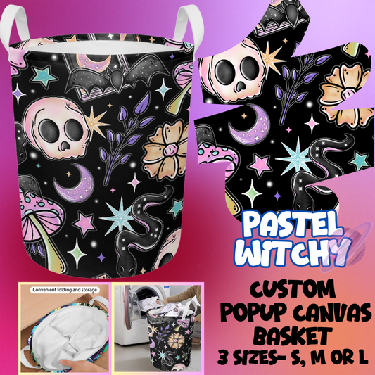 PASTEL WITCHY- STORAGE BASKETS 6- PREORDER CLOSING 5/4
