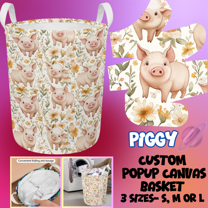 PIGGY- STORAGE BASKETS 6- PREORDER CLOSING 5/4