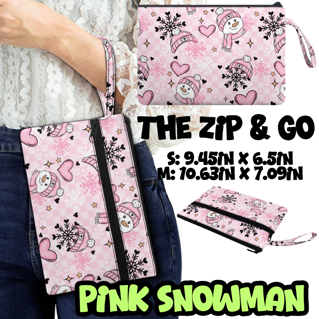 PINK SNOWMAN - ZIP & GO PREORDER CLOSING 12/28