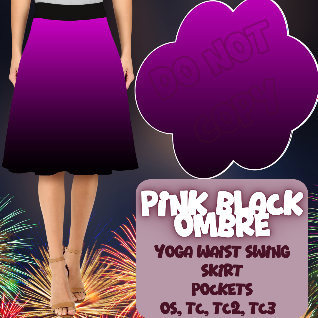 PINK BLACK OMBRE - SKIRT/LEGGING/JOGGER/LOUNGER - OMBRE RUN 3 PREORDER CLOSING 1/17