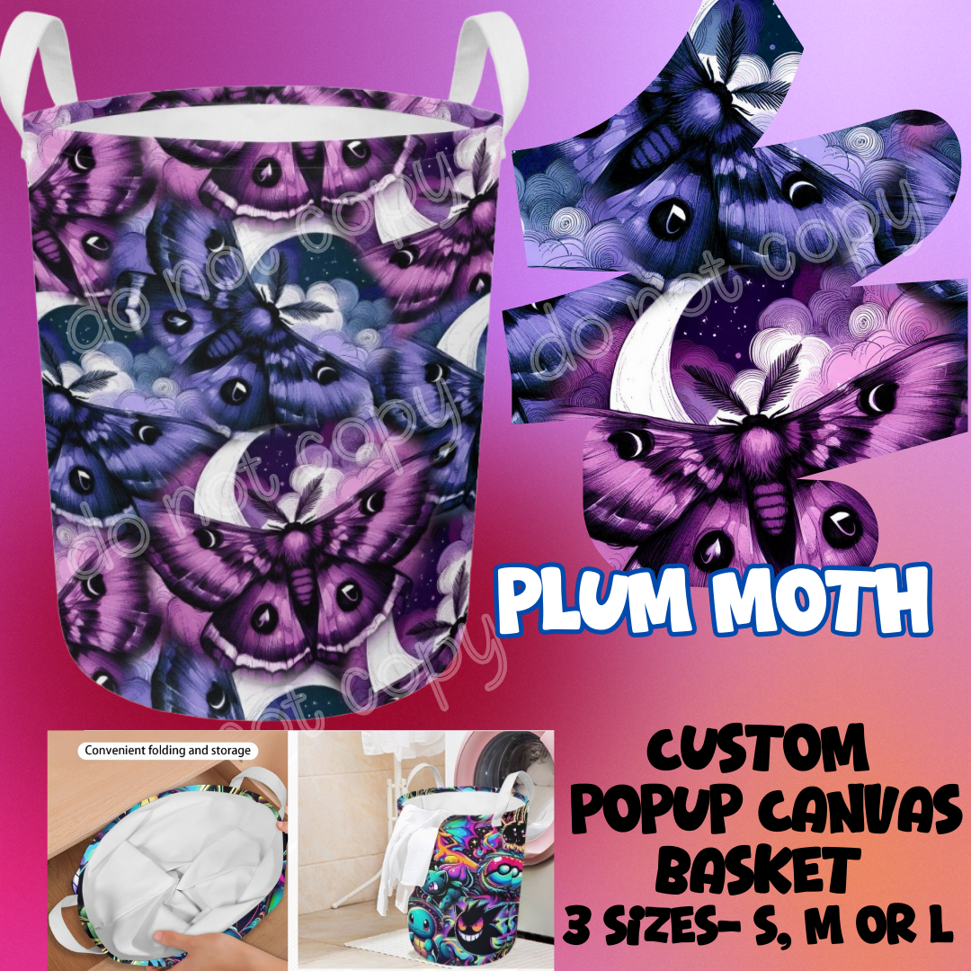 PLUM MOTH - STORAGE BASKETS - PREORDER CLOSING 12/4