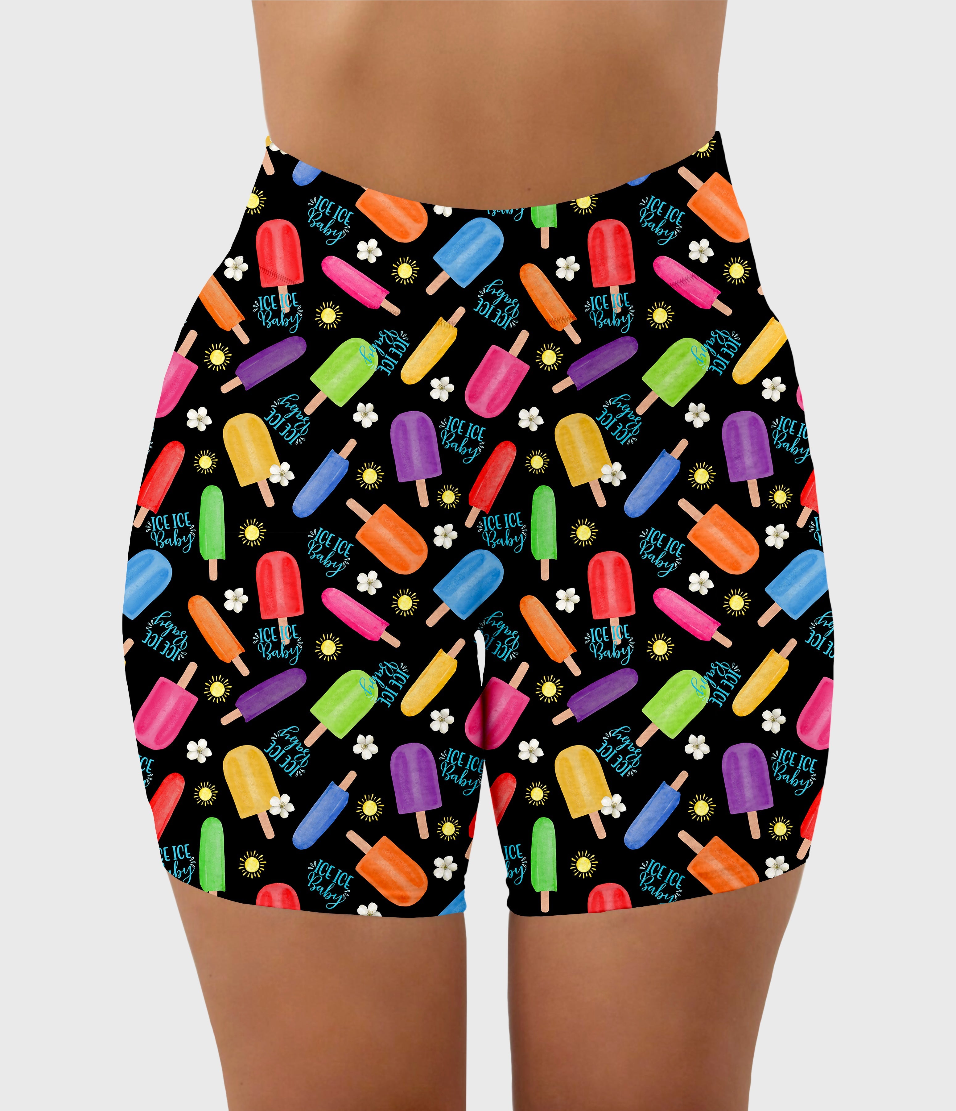 RTS - Ice Pop Baby Biker Shorts