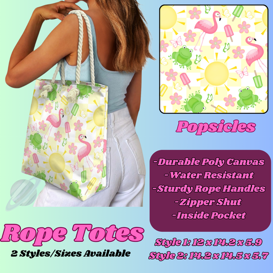 POPSICLES-ROPE TOTE PREORDER CLOSING 5/6