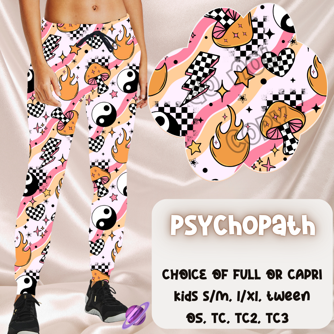 PSYCHOPATH - LEGGING/JOGGER/LOUNGER - POCKET SWEATERS & BOTTOMS PREORDER CLOSING 11/17