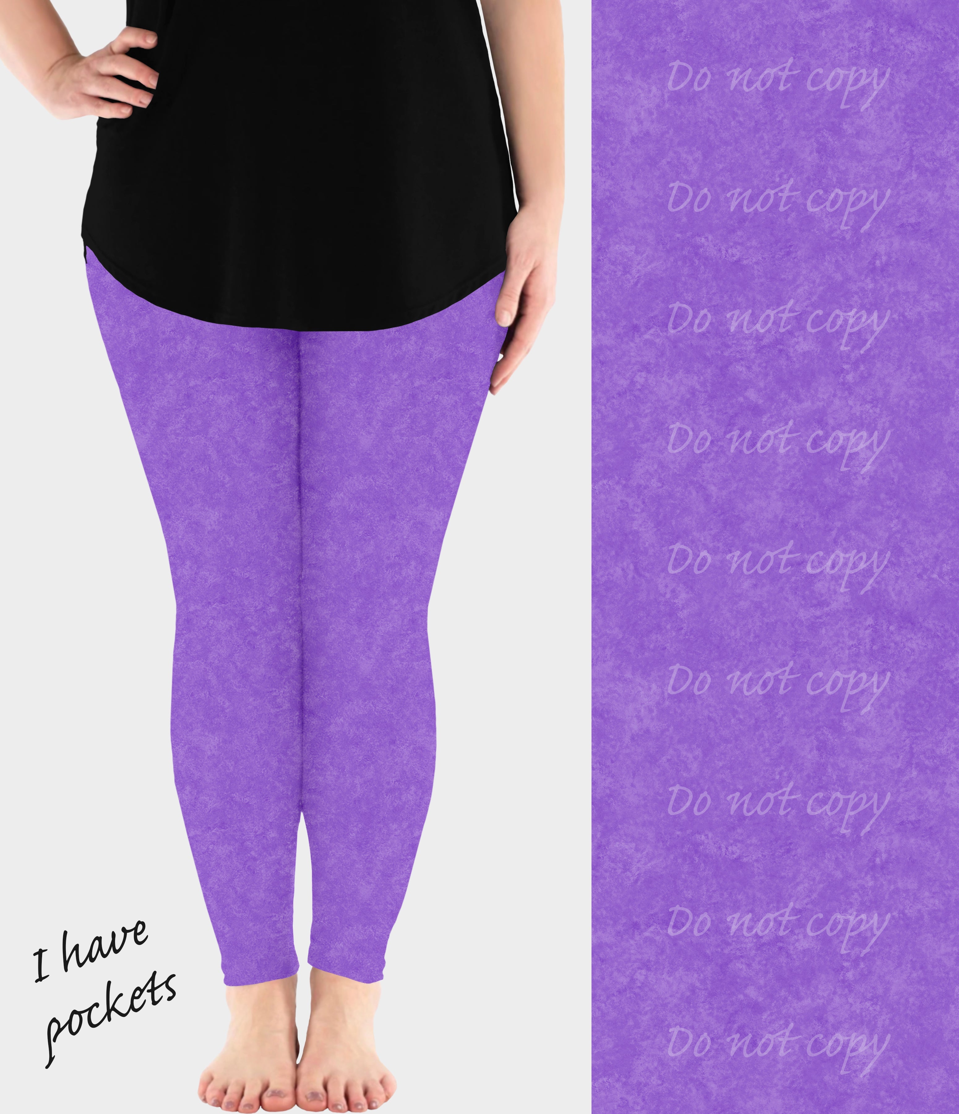 RTS - Purple Passion Leggings w/ Pockets