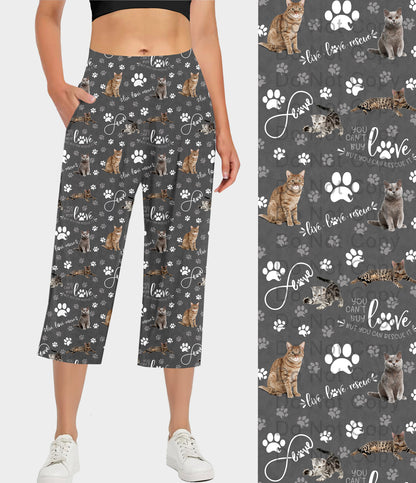 RTS - Rescue Cats Capri Lounge Pants