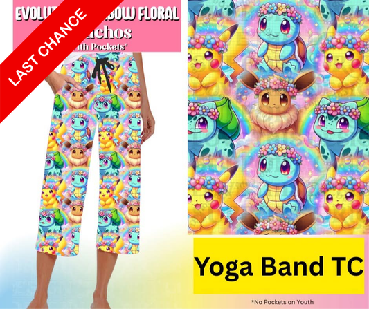 Evolution Rainbow Floral Capri Gauchos