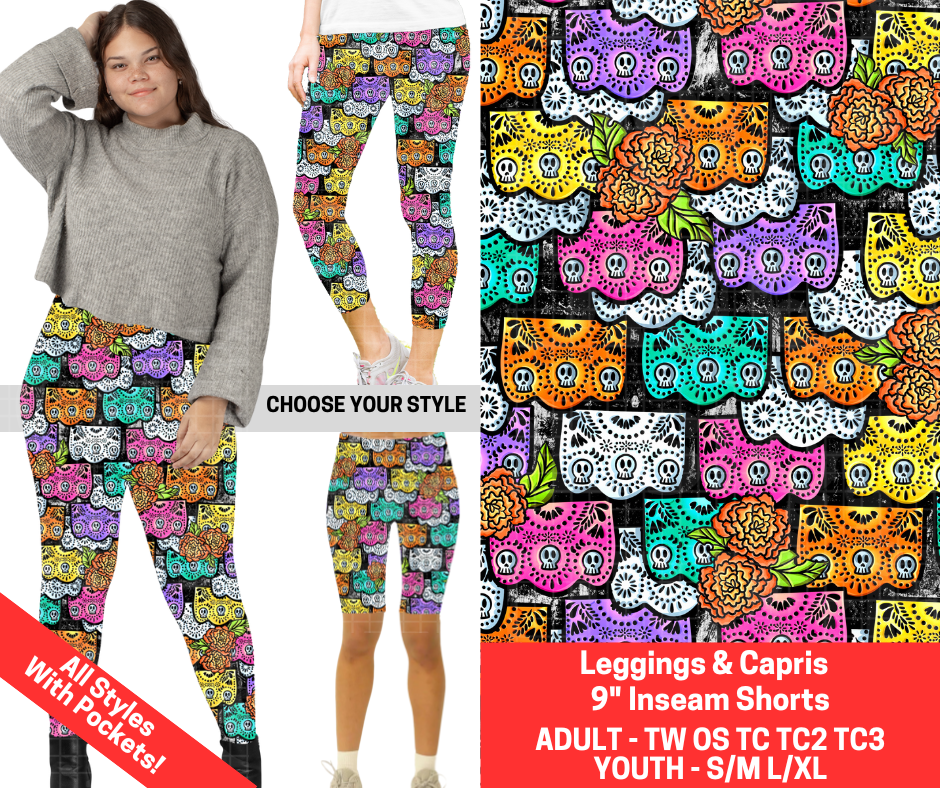 Preorder! Closes 2/12. ETA May. Rainbow Picado Combo Legging Lengths