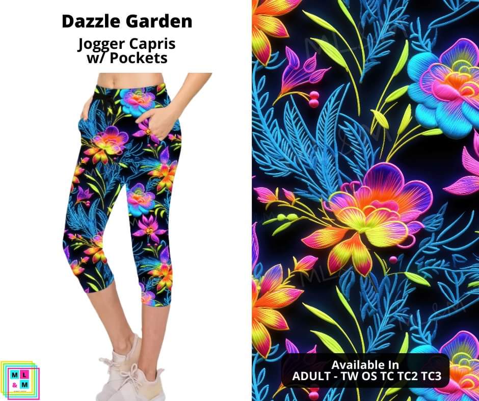 Dazzle Garden Jogger Capri