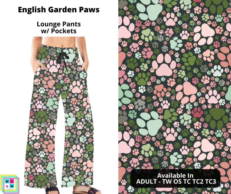 English Garden Paws Full Length Lounge Pants