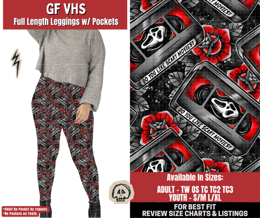 Preorder! Closes 12/22. ETA March. GF VHS Full Length Leggings w/wo Pockets