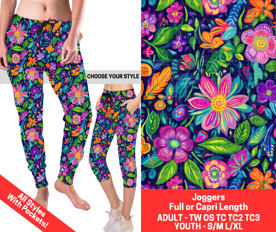 Preorder! Closes 2/12. ETA May. Frida's Garden Combo Jogger Lengths