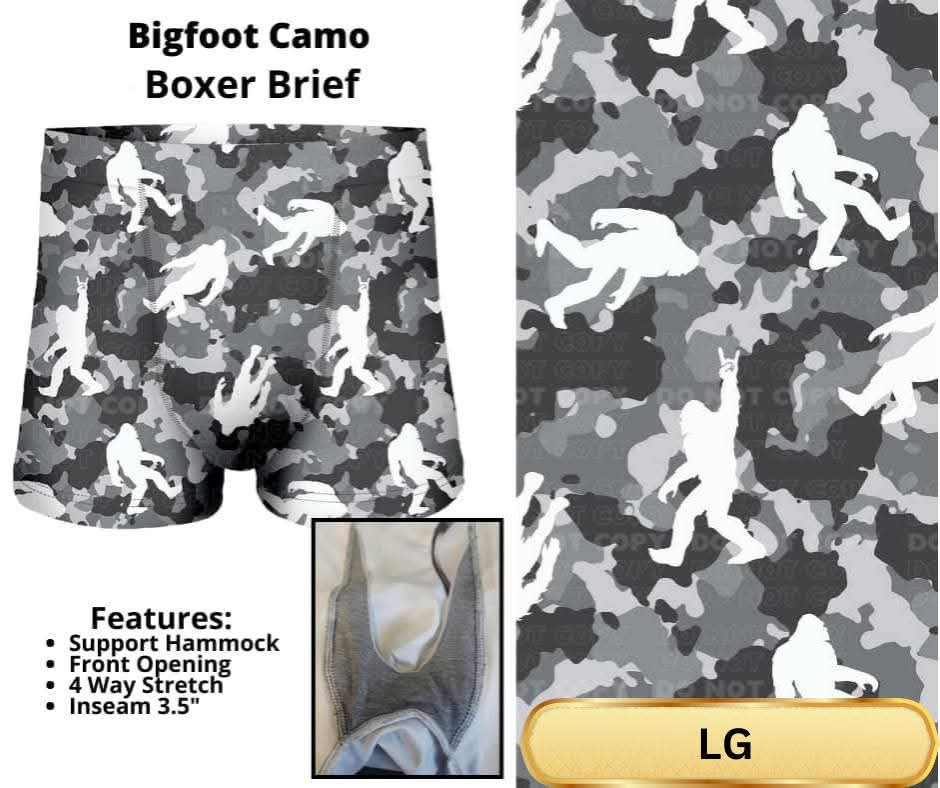 Bigfoot Camo Boxer Briefs