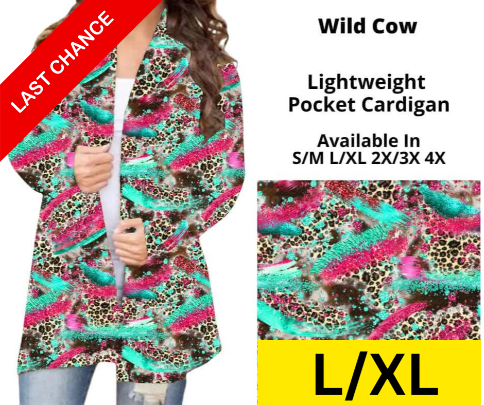 Wild Cow Pocket Cardigan