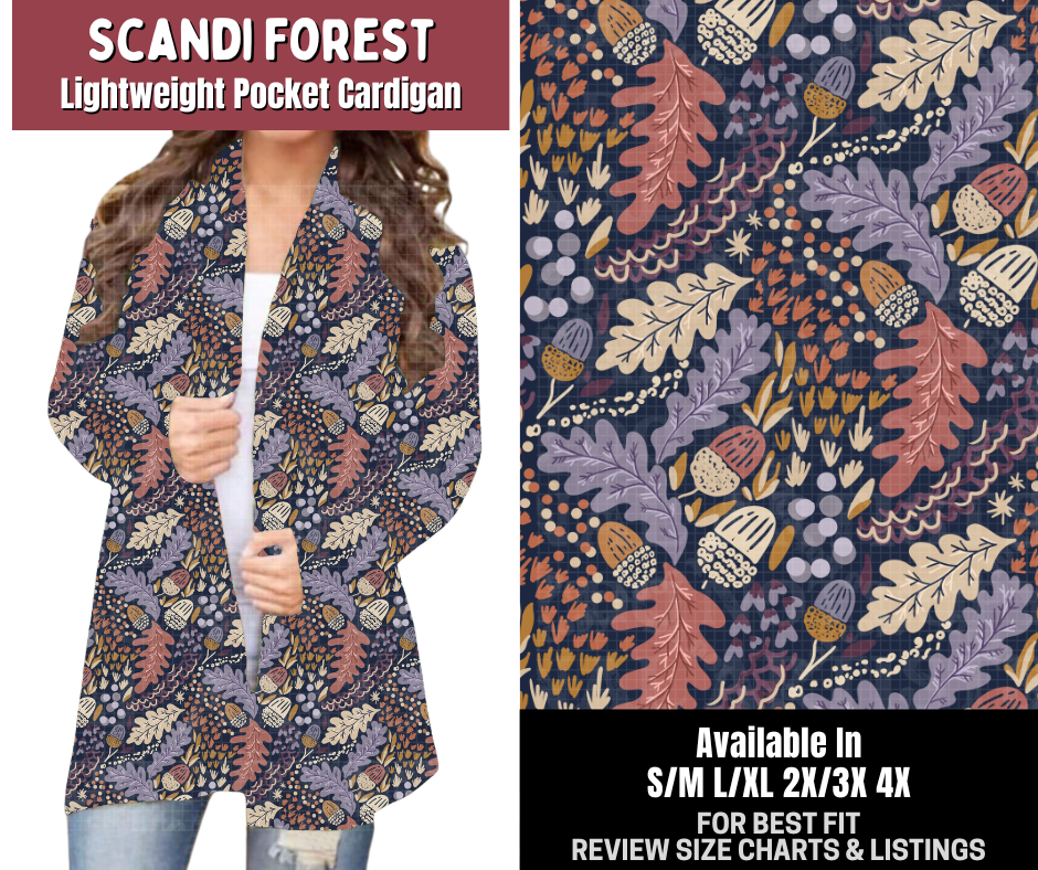 Preorder! Closes 7/23. ETA Oct. Scandi Forest Pocket Cardigan