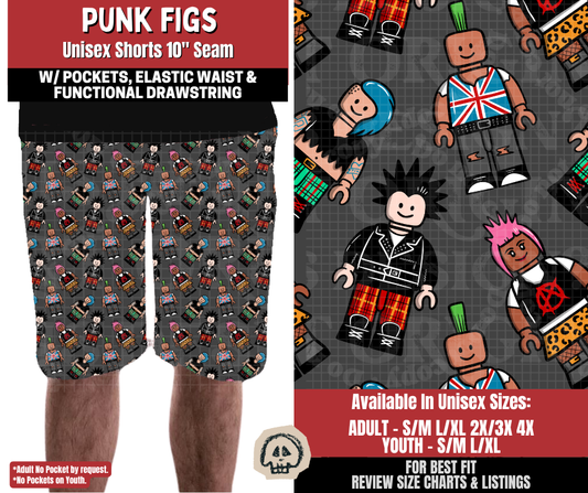 Preorder! Closes 12/22. ETA March. Punk Figs Unisex Shorts
