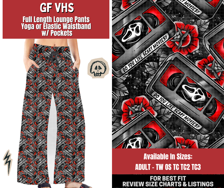 Preorder! Closes 12/22. ETA March. GF VHS Full Length Lounge Pants