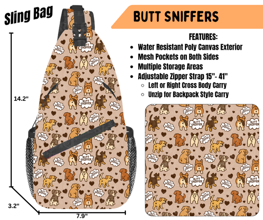 Preorder! Closes 6/22. ETA Sept. Butt Sniffers Sling Bag