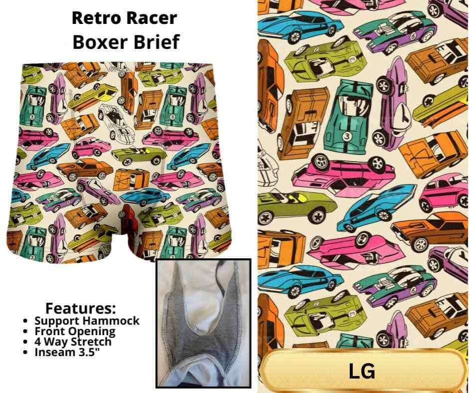 Retro Racer Boxer Briefs