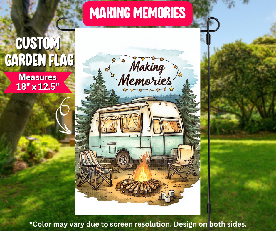 Preorder! Closes 12/25. ETA March. Making Memories Garden Flag
