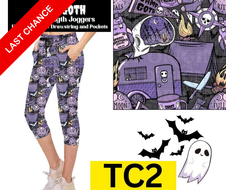Camp Goth Jogger Capri