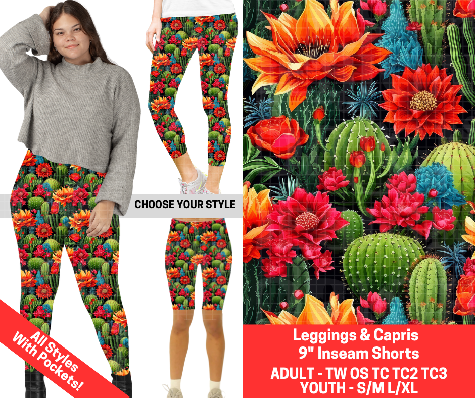 Preorder! Closes 2/12. ETA May. Cactus Couture Combo Legging Lengths