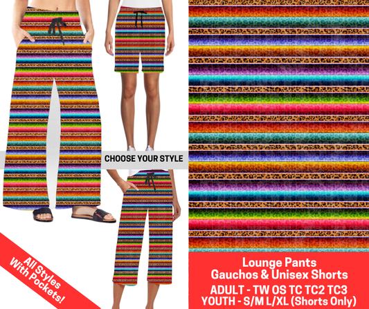 Preorder! Closes 2/12. ETA May. Leopard Serape Combo Lounge Lengths