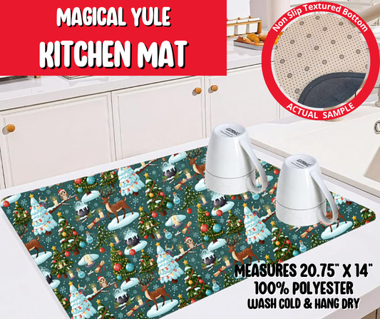 Preorder! Closes 8/20. ETA Nov. Magical Yule Kitchen Mat