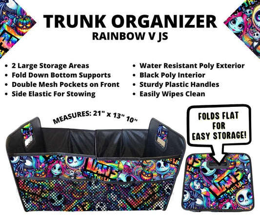 Rainbow V JS Trunk Organizer