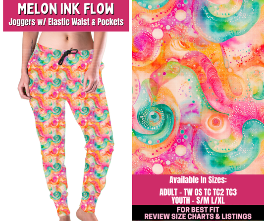 Preorder! Closes 12/31. ETA March. Melon Ink Flow Joggers