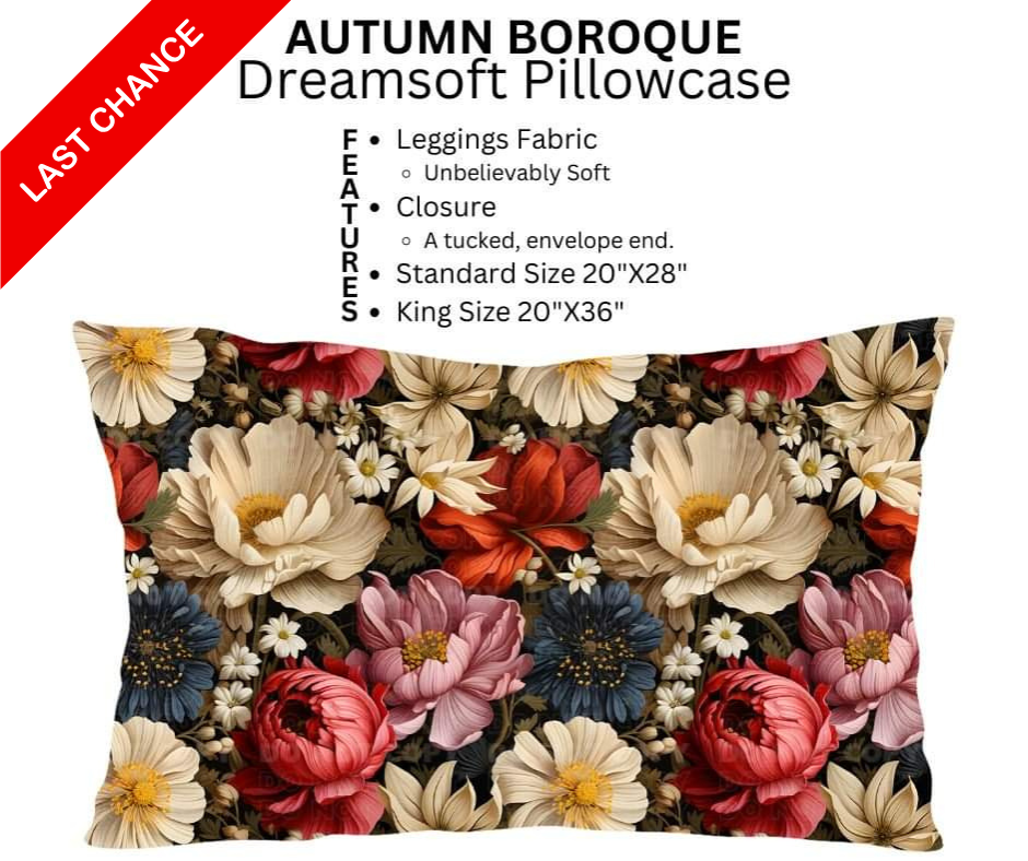 Autumn Boroque Dreamsoft Pillowcase