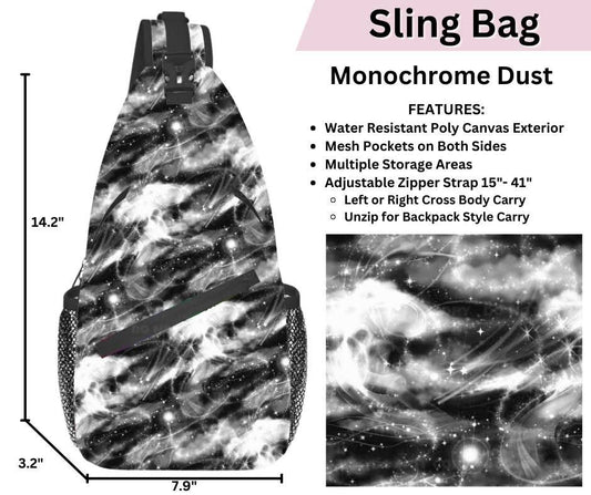 Monochrome Dust Sling Bag