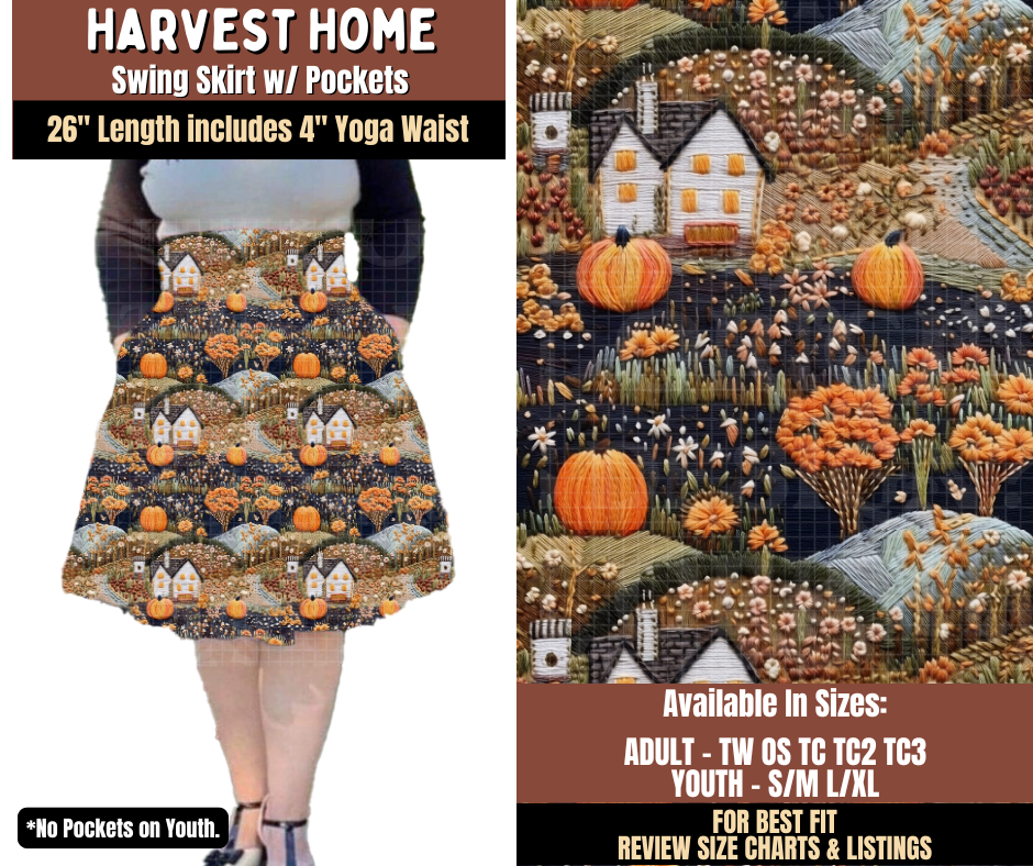 Preorder! Closes 7/27. ETA Oct. Harvest Home Swing Skirt