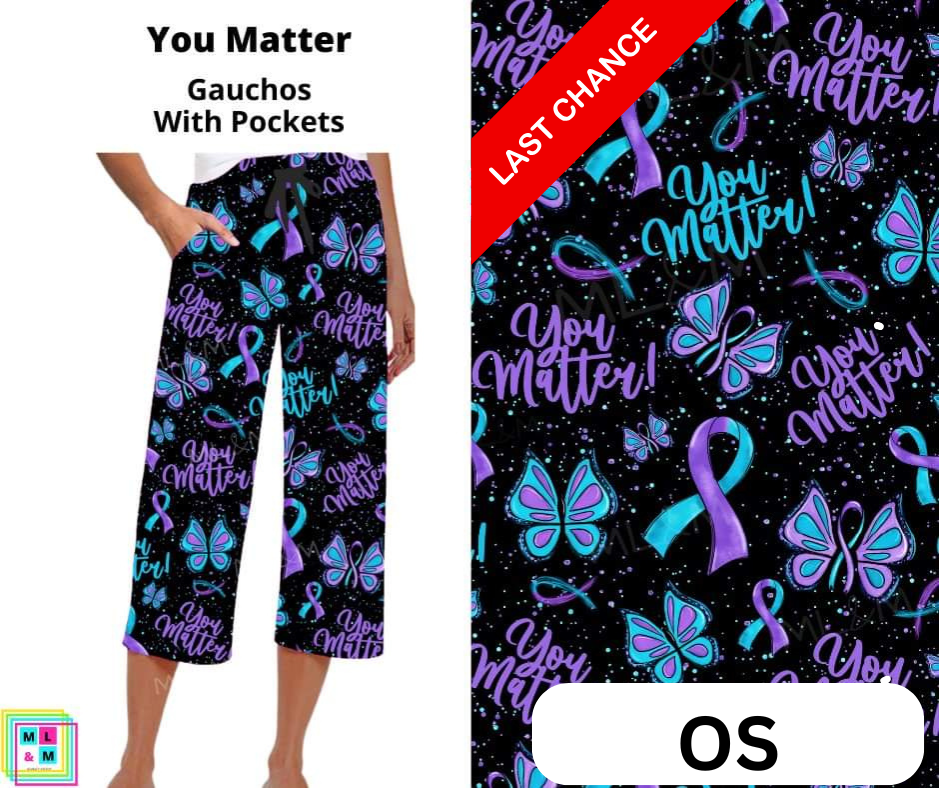 You Matter Capri Gauchos