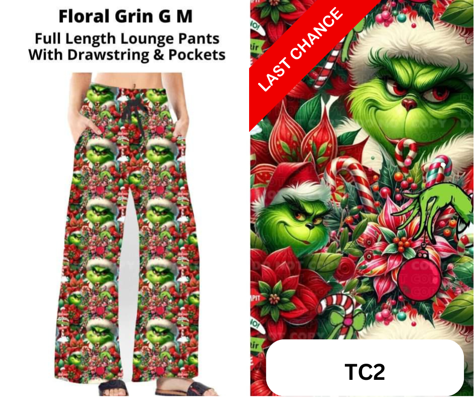 Floral Grin G M Full Length Lounge Pants