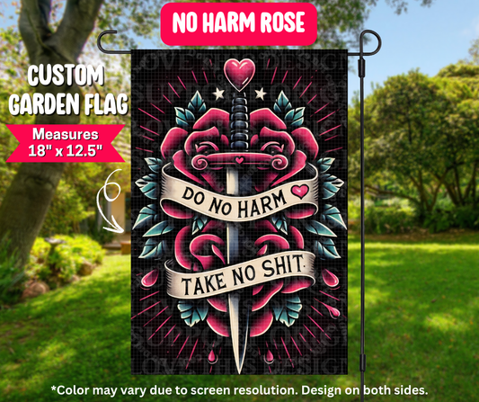 Preorder! Closes 12/25. ETA March. No Harm Rose Garden Flag