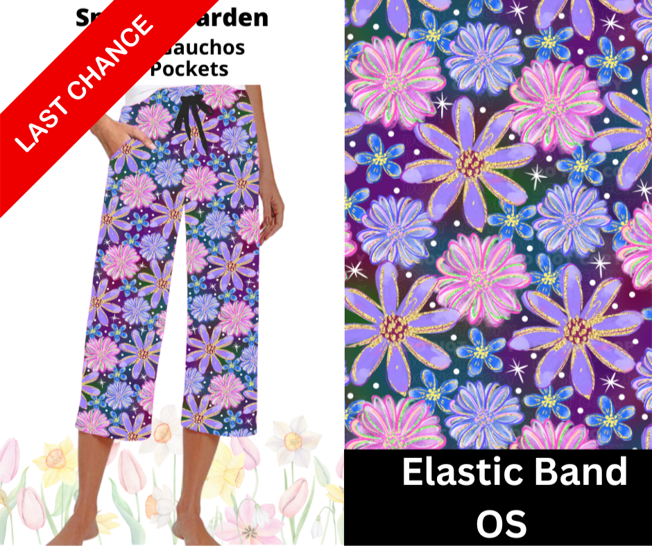 Sparkle Garden Capri Gauchos