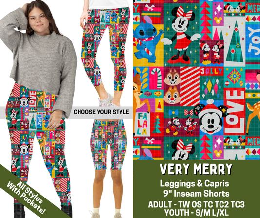 Preorder! Closes 7/15. ETA Nov. Very Merry Combo Legging Lengths