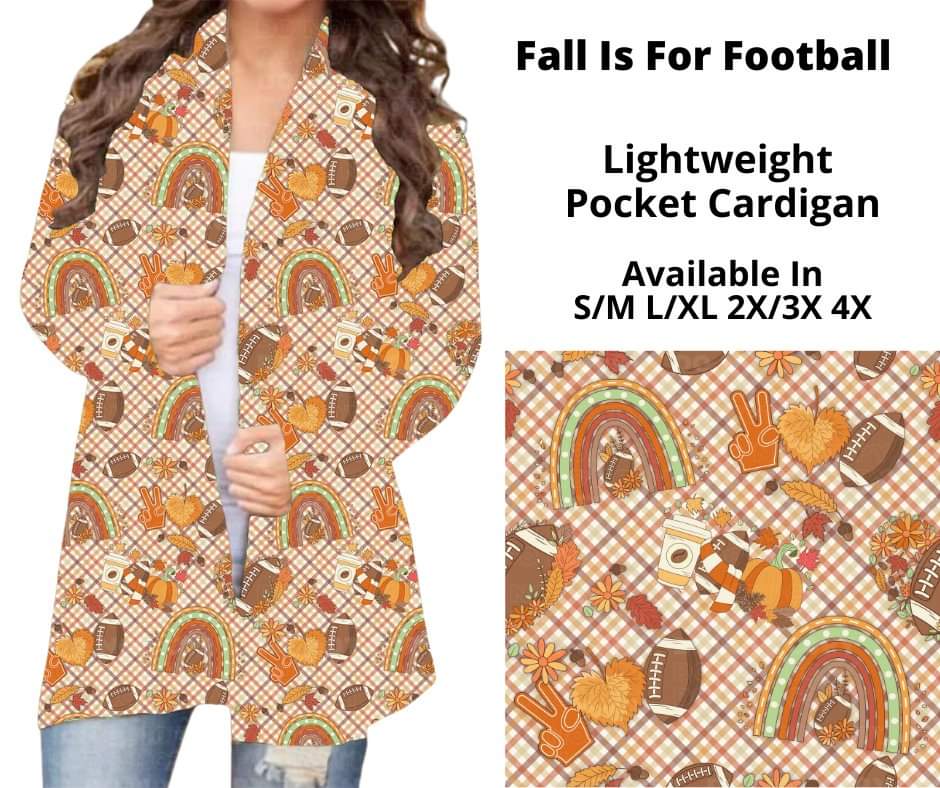 Fall Is For Football Pocket Cardigan