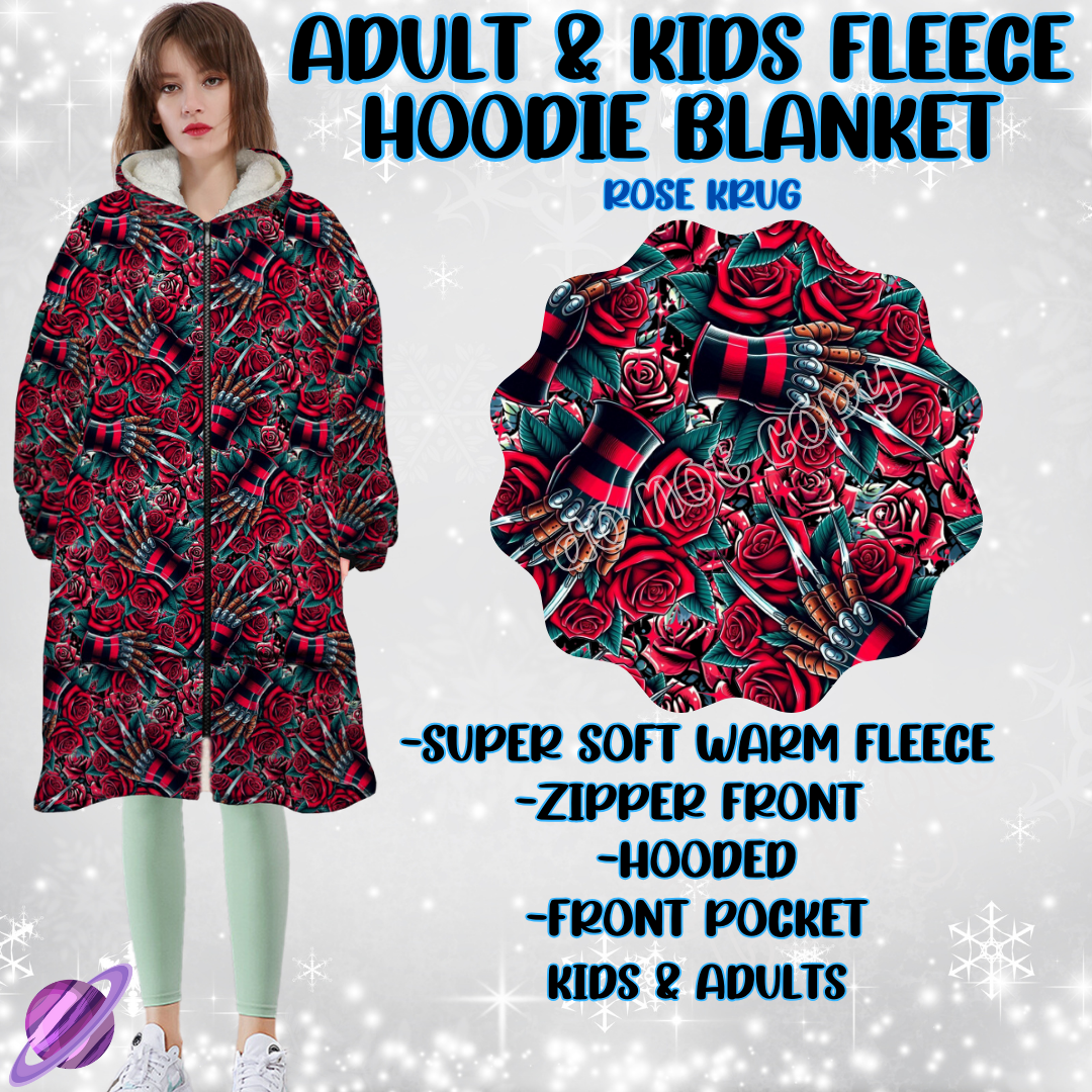 ROSE KRUG- HOODIE BLANKET RUN-PREORDER CLOSING 9/28 ETA NOV