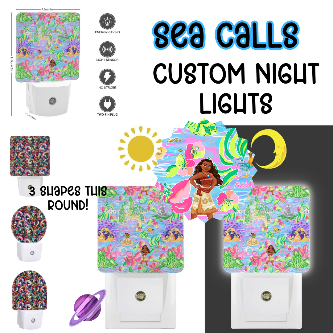 SEA CALLS - Custom Night Lights Round 2 Preorder Closing 2/4