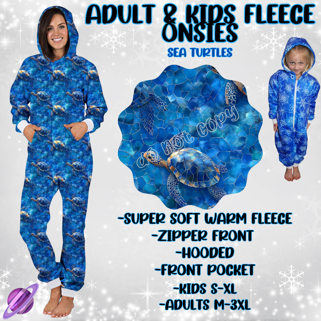 SEA TURTLES-ONESIES ROUND 3- PREORDER CLOSING 9/23