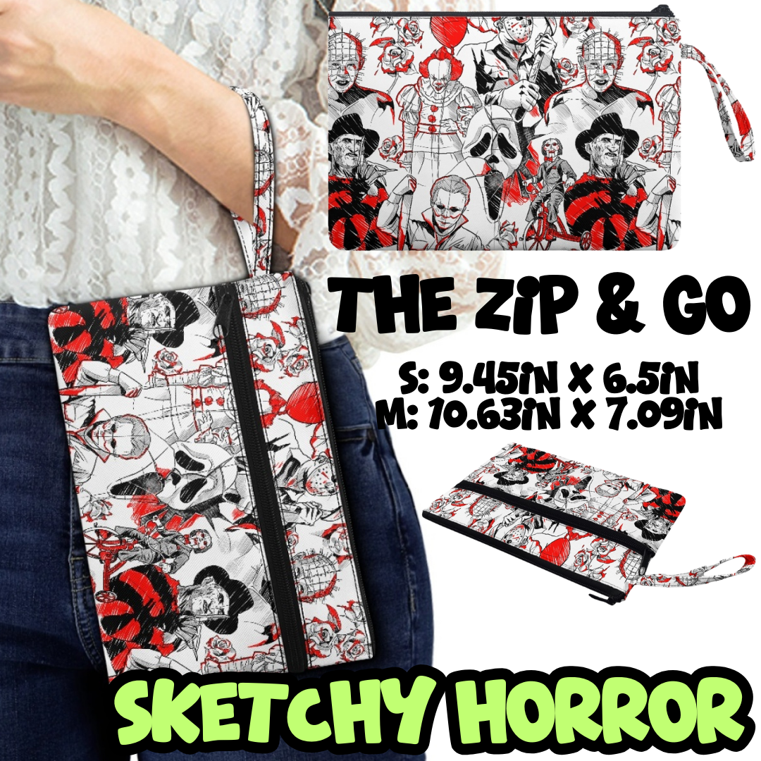 SKETCHY HORROR - ZIP & GO PREORDER CLOSING 12/28