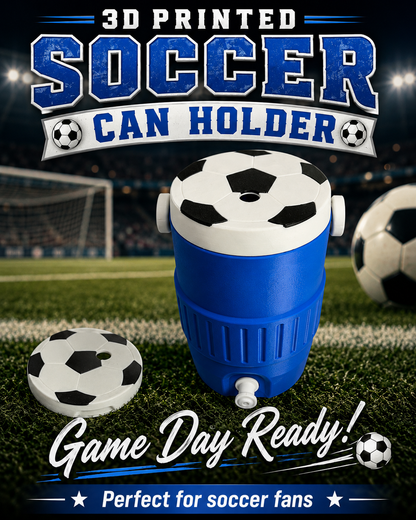 SPORTS THEMED-3D PRINTED CUSTOM 12 OUNCE CAN HOLDERS