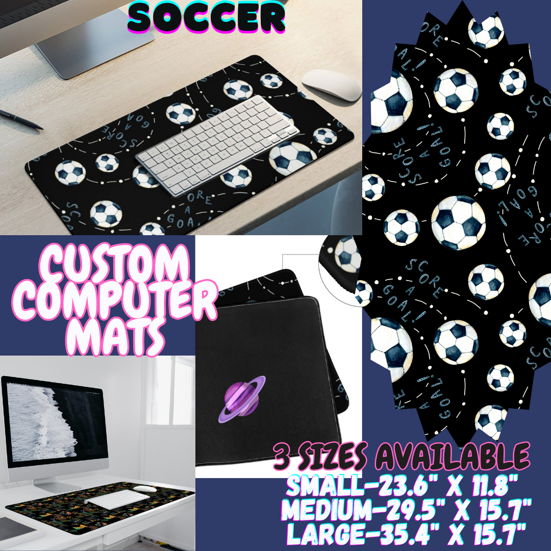 SOCCER - COMPUTER MAT PREORDER CLOSING 12/6