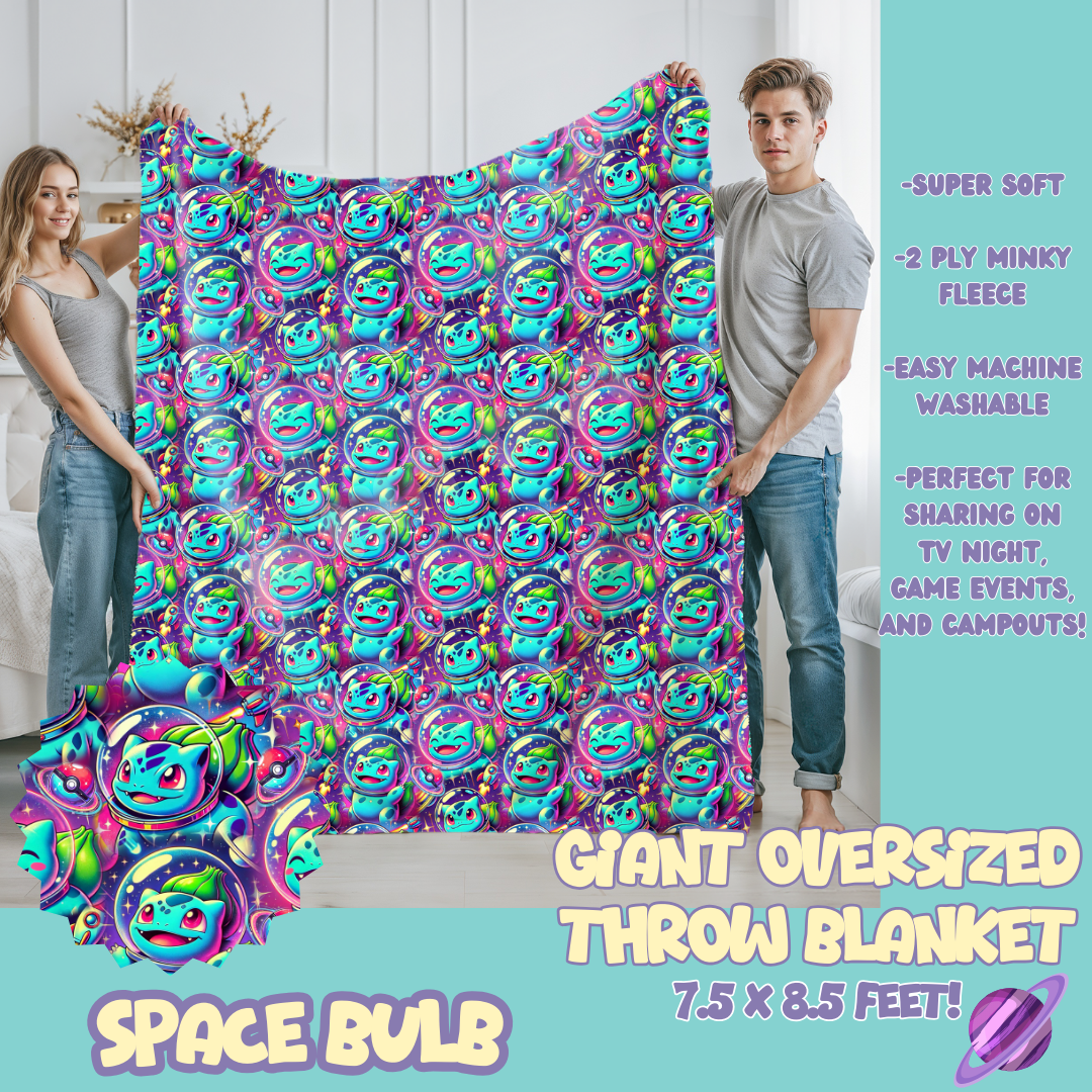 SPACE BULB - OVERSIZED THROW BLANKET 11 - PREORDER CLOSING 2/2