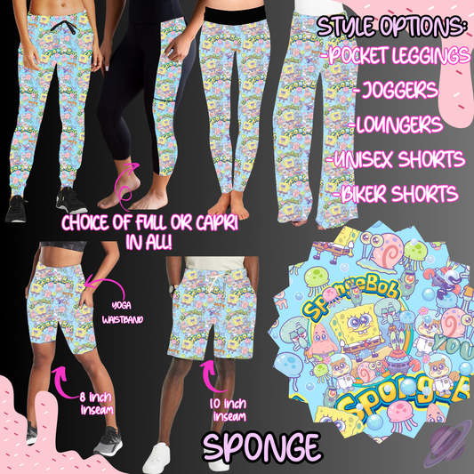 SPONGE-BATCH 121-PREORDER-6 STYLES OF BOTTOMS-HARD CLOSE 1/2