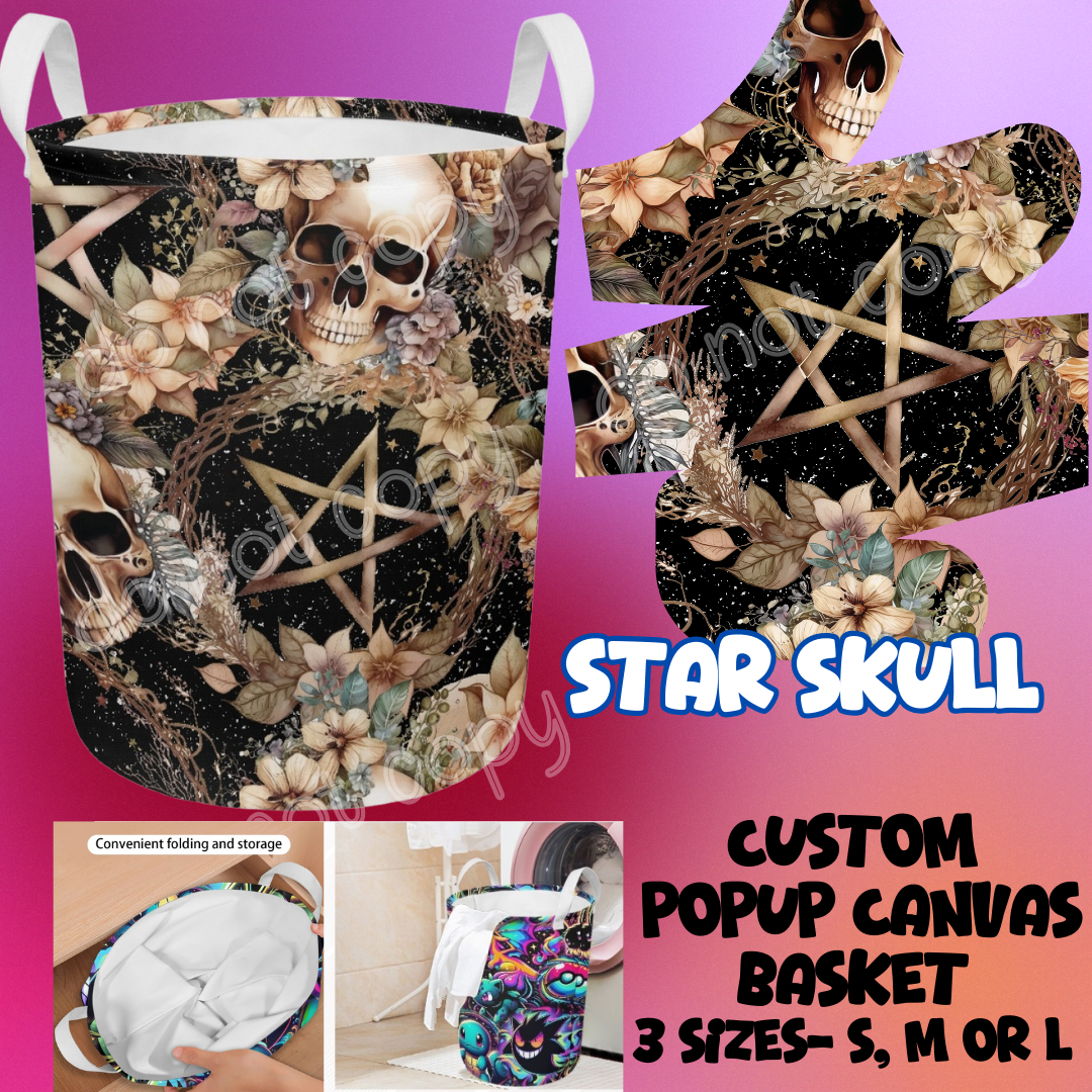 STAR SKULL - STORAGE BASKETS - PREORDER CLOSING 12/4